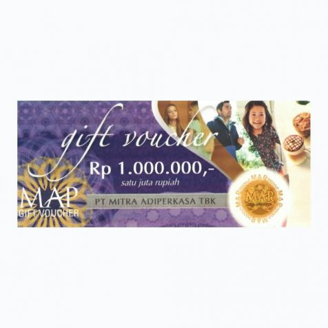 MAP Gift Voucher Paper Rp 1,000,000