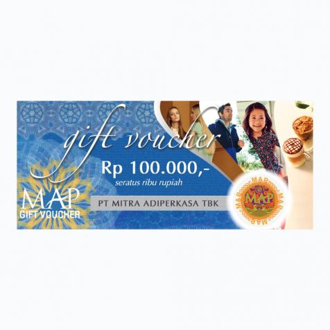 MAP Gift Voucher Paper Rp 100,000