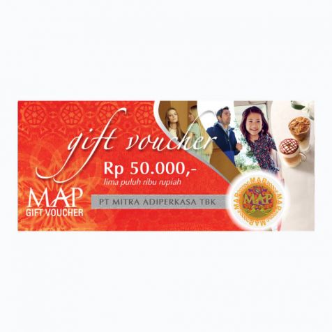 MAP Gift Voucher Paper Rp 50,000
