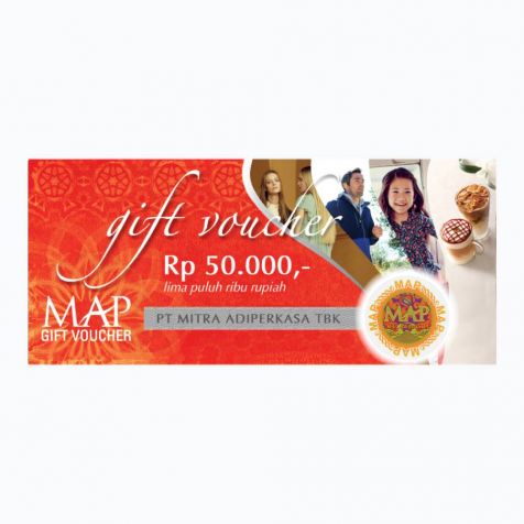 MAP Gift Voucher Paper Rp 50,000