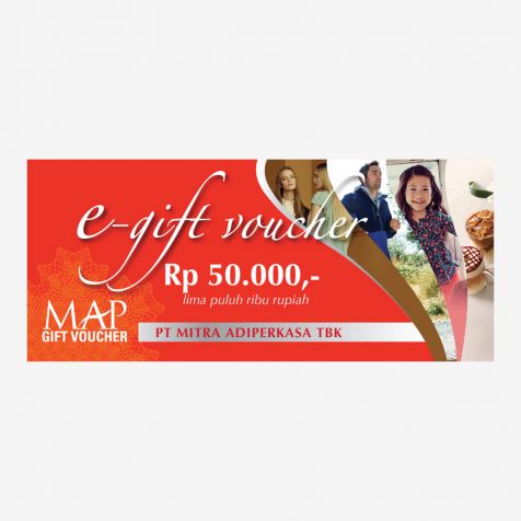 (Digital, MAPCLUB) MAP Gift Voucher Rp 50.000,-